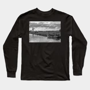 Thurne Dyke in the Norfolk Broads National Park Long Sleeve T-Shirt